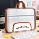 thumbnail image 5 of Horizontal Handbag with Zipper Mesh Tutoring Bag Special for Elementary and Middle School Students Large Capacity Subject Organizer, 5 of 7