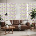 thumbnail image 2 of Ambesonne Octopus Window Curtains, Cartoon Underwater Animals, Each 28" W x 63" L, Pink Yellow Pale Blue, 2 of 5