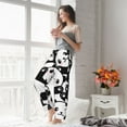thumbnail image 5 of Vsdgher Seamless Pattern Cute Panda Women’s Womens Pajama Pants, Lounge Wide Leg PantsLounge Pants,Sleep Bottoms, Lounge for Women-Small, 5 of 6