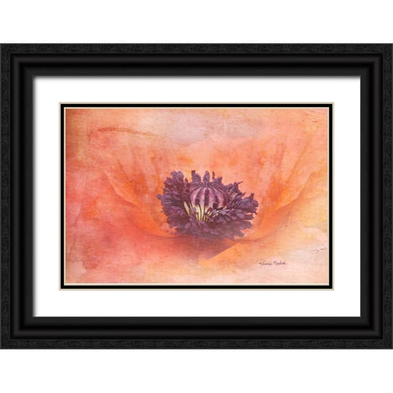 Murdock, Ramona 32x23 Black Ornate Wood Framed with Double Matting Museum Art Print Titled - Lucky to be Me