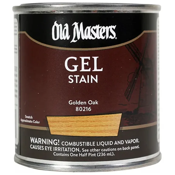 Old Masters 80216 0.5 Pint. Golden Oak Gel Stain