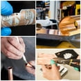 thumbnail image 5 of Double-Sided Conductive Copper Foil Sheets 150 x 150 x 0.05mm for Guitar Grounding Crafts 10 Pcs, 5 of 5