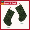 thumbnail image 2 of Lsque Christmas Tree Branches Pattern 18 Inch Christmas Stockings, Festive Holiday Stocking for Christmas Decorations Holiday Decor, 2 of 8