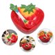 thumbnail image 5 of 1 juego de bonito cuenco de cerámica con forma de fresa y cuchara para ensalada de frutas y aperitivos, cuenco decorativo de cerámica para decoración del hogar, adorable plato, 5 of 7
