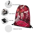 thumbnail image 3 of Hazbin Hotel Drawstring Backpack Sports Gym Sackpack Water Resistant String Bag for Women Men, 3 of 7