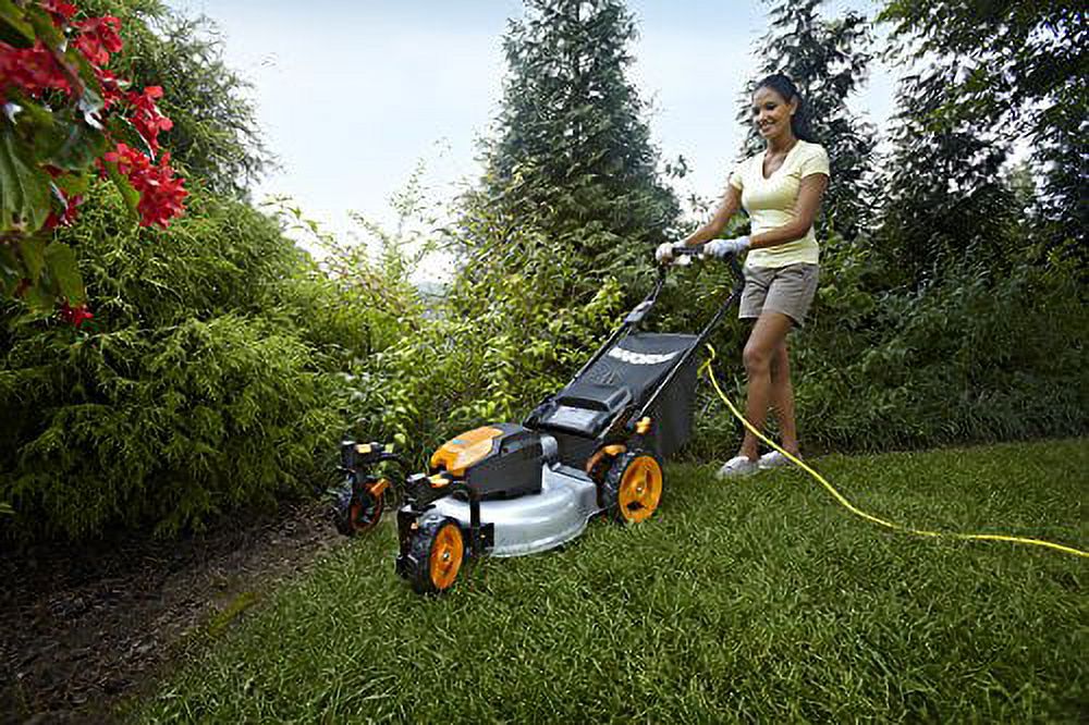 Worx 19In 13Amp Caster Wheeled Electric Lawn Mower - image 2 of 4
