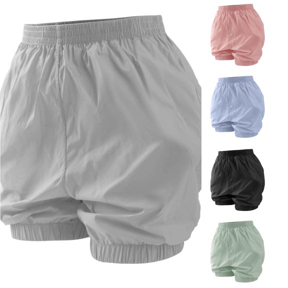 Tanghaowl Women's Shorts, Women's Tear Dance Shorts For Yoga Running And Workout Comfortable Athletic Training Bottoms Spring Summer Light Gray S
