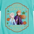 thumbnail image 3 of Frozen - Autumn Leaves and Pumpkins Please - Toddler And Youth Girls Short Sleeve Graphic T-Shirt, 3 of 5