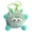 Green, variant on Cute Plush Fur Ball Keychain Unique Briquette Pendant Novelty Fluffy Keys Bag Charm Trendy Bag Accessory