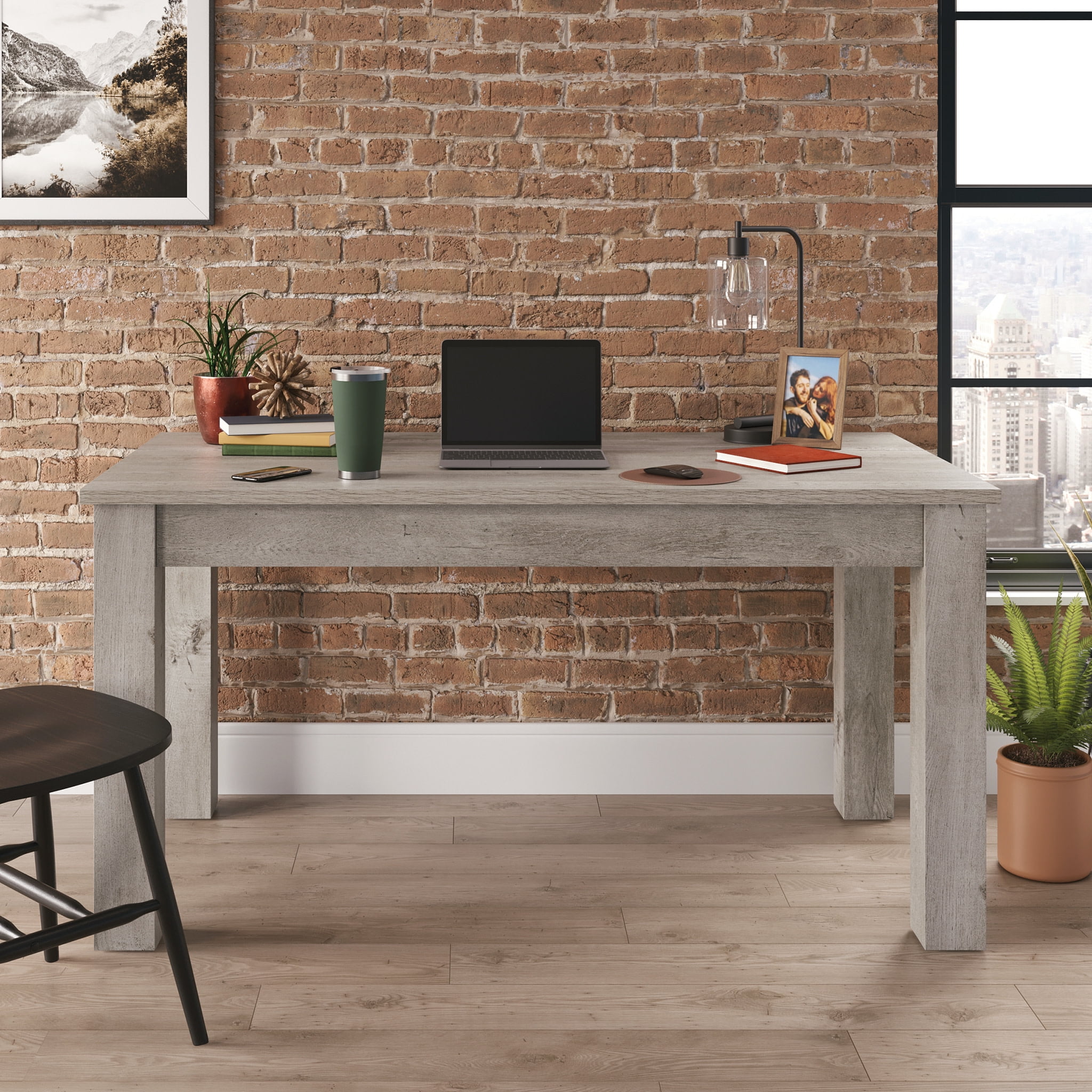 Sauder Northcott Dining Table/Lift-top Desk, Mystic Oak Finish