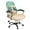 Beige-Beach Sea Turtle, variant on HELLHERO Boho Mandala Flower Print Desk Chair Cover, Highland Cattle Print Computer Chair Seat Covers Anti Scratch, Spandex Office Chairs Slipcover, Black