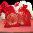thumbnail image 3 of 20pcs Drawstring Jewelry Pouches Gift Bags for New Year Candy Packing, 3 of 9