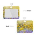 thumbnail image 2 of Naloa Flowers And Butterflies Card Badge Holder Work Badge Sleeve for Office, School, Factory, ID Credit Cards, Driver Licenses and Passes, 2 of 7