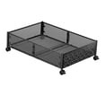 thumbnail image 3 of Organizador de zapatos debajo de la cama, cajón para zapatos, almacenamiento debajo de la cama, hogar Negro, 3 of 9