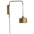 thumbnail image 5 of Jamie Young Co Jeno 1- Light Transitional Metal Small Wall Sconce in Satin Brass, 5 of 7