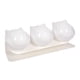 thumbnail image 1 of Cuenco inclinado para gatos, plato de comida para gatos, antideslizante, desmontable, bebedero y comedero, menos vómitos para perros, gatitos, Blanco, 1 of 9