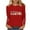 A Christmas 06_Red, variant on Womens Xmas Graphic Sweatshirt Round Neck Funny Christmas Long Sleeve Shirts Pullover Sweater Blouses Fleece Xmas Holiday Top