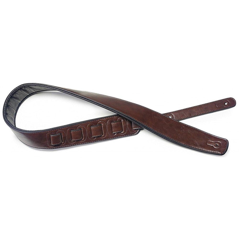 Guitar Padded Leather Straps Electric - Stagg Spfl 30 Brw Padded Leather Style Guitar Strap Brown Walmart Com Walmart Com