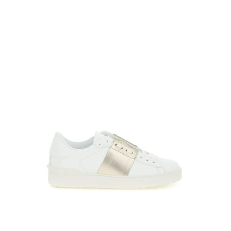 

Valentino garavani open leather sneakers