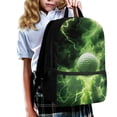 thumbnail image 3 of Uourmeti Personalized Backpack for Work School, 17 Inch Durable School Backpack, Golf Ball Pattern, 3 of 6