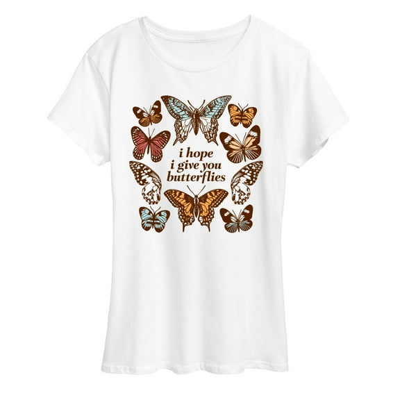 Instant Message - Give You Butterflies - Women's Short Sleeve Graphic T-Shirt