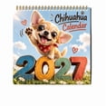 thumbnail image 7 of Chihuahua Calendar 2027, 12 Months Wall Calendar From Jan. 2027 - Dec. 2027, Cute Pet Dog Illustrations Hanging Calendar for Home & Office Decor, 7 of 7