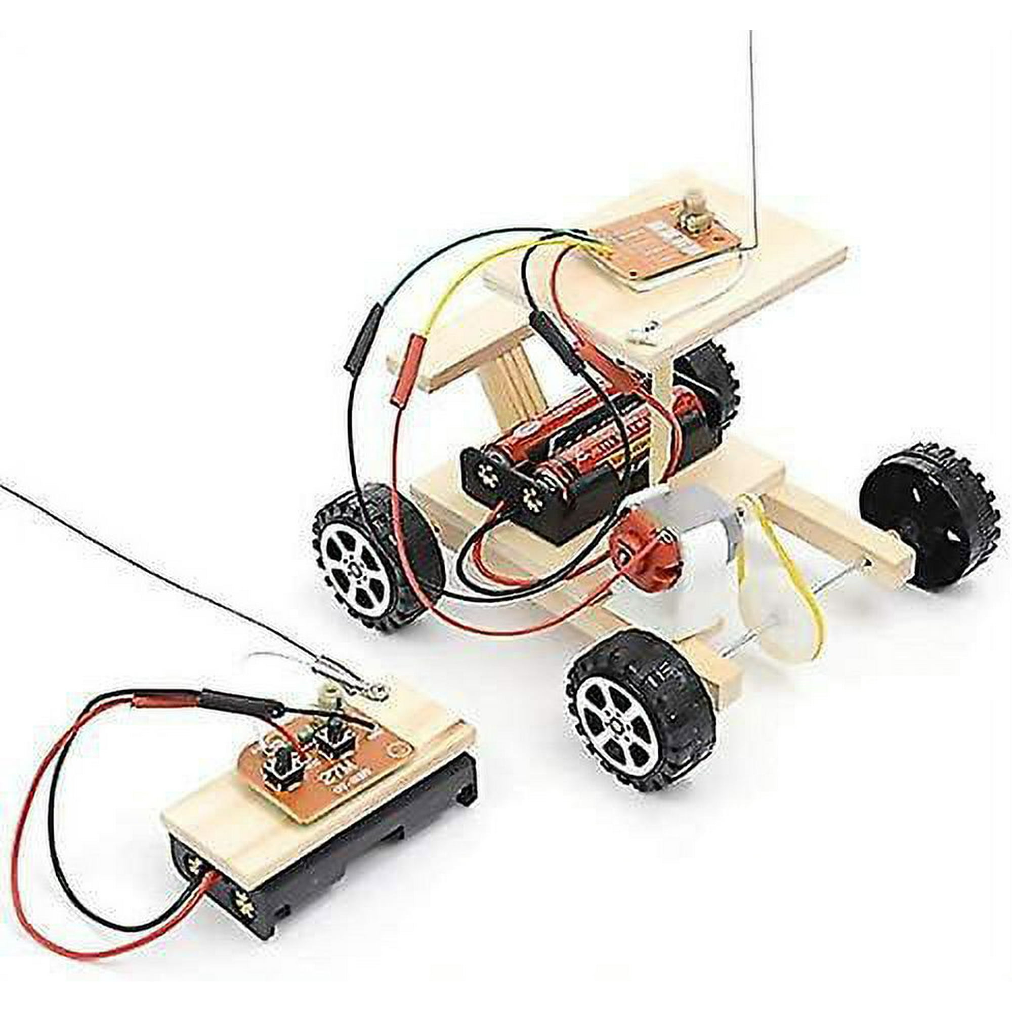 Assembly Car Model Diy Assembled Rc Car Toy Electric Remote Control Vehicle Kit Kids Handmade Walmart