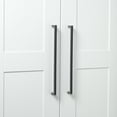 thumbnail image 3 of GlideRite 12-5/8 in. (320mm) Center-Center Solid Square Bar Cabinet Pull, Matte Black, 25 Pack, 3 of 4