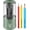 Green, variant on Electric Pencil Sharpener, Auto Stop, Super Sharp & Fast, Electric Pencil Sharpener Plug in for 6-12mm No.2/Colored Pencils/Office/Home PS94