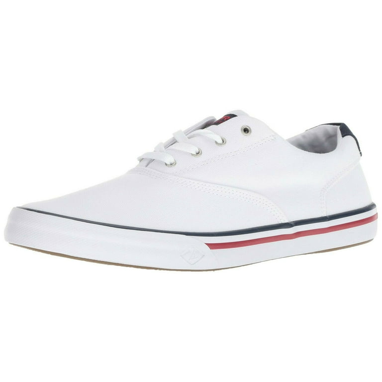 Sperry STS18141 Men s Striper II Cvo Nautical Sneakers White 7 Med Walmart