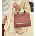 thumbnail image 4 of Kukuzhu Tote Bag Women Stylish Satchel Bags Corduroy Fahion Hobo Bag Small Handbag, 4 of 7