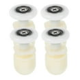 thumbnail image 1 of LOLIPPYY 4 Pcs Rouleau de Porte de Douche Rond pour Porte Coulissante Remplacement de Matériel avec Design de Roue Excentrique, 1 of 7