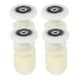 thumbnail image 1 of 4 poleas para puertas corredizas de ducha, repuesto de color blanco, 1 of 7