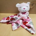 thumbnail image 4 of Baby Essentials Minky Doll Animal Snuggler Blanket for Newborns, Infants, Toddlers, Cuddling, Naptime and Bedtime in Pink Hearts Bear, 4 of 6