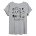 thumbnail image 2 of Peanuts - Faces - Women's Oversized Graphic T-Shirt, 2 of 5