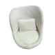 thumbnail image 2 of Accesorios de fotografía para recién nacidos, sofá de tela suave para bebé, silla, cojín de fondo para posar Blanco con almohada, 2 of 9