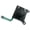 Black, variant on Replacement Analog Joystick Module for Slim Handheld Console, Thumbstick Repair Part with Ribbon Connector Housing for PSV1000
