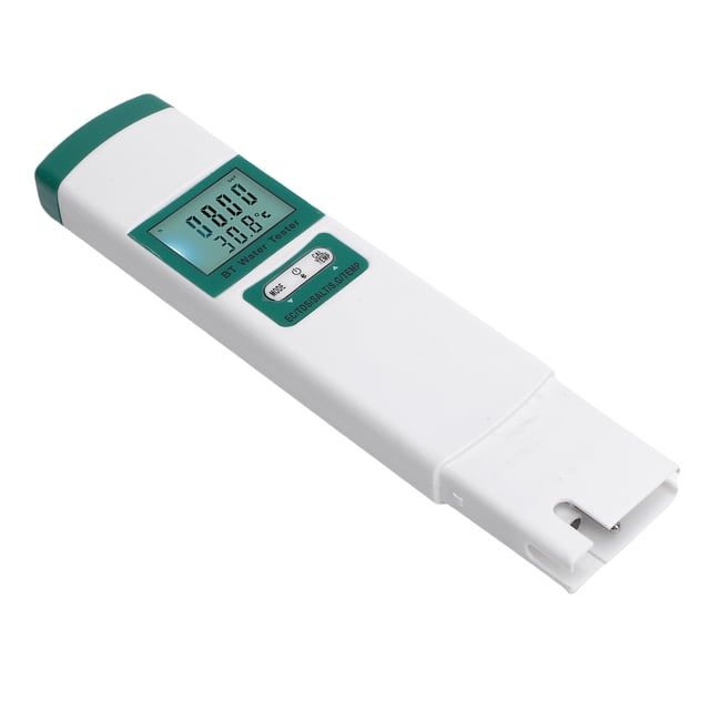 Probador De Agua Digital, EC TDS SALT SG TEMP Meter Calibración Automática Fácil De Leer Multifuncional Para Acuarios