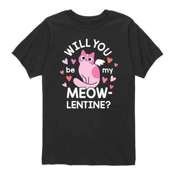 Instant Message - Be My Meow - Youth Short Sleeve Tee