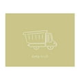 thumbnail image 3 of Straatsma, Leah 18x15 Black Modern Framed Museum Art Print Titled - Dump Truck, 3 of 5