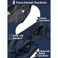 thumbnail image 6 of Off Road Ventures Men's Lightweight Softshell Jacket with Hood Waterproof Fleece Lined Windbreaker Outdoor Coat for Hiking, 6 of 7