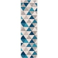 thumbnail image 1 of Well Woven MC-66-2 Alvin Modern Geometric Runner Rug, Blue - 2 ft. x 7 ft. 3 in., 1 of 1