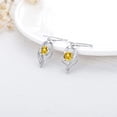 thumbnail image 4 of CACA LADY 925 Sterling Silver November Birthstone Dangle Earrings for Women Birthday Jewelry for Women, 4 of 5