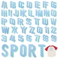 thumbnail image 1 of Parche de Letras Termoadhesivas NICEVINYL Azul a Verde 72PCS, 1 of 7