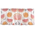 thumbnail image 7 of Yayeee Kitchen Curtains Tier Set of 2 Light Filtering 57"x36" Over Sink Window Panels, Citrus Slice, 7 of 7