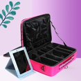 thumbnail image 5 of Bolsa de almacenamiento profesional para cosméticos, gran capacidad, multifuncional, portátil, con patrón de estuche para cosméticos, kit de almacenamiento de maquillaje coreano, 5 of 5