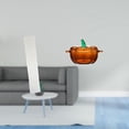 thumbnail image 2 of Pantalla De Lámpara De Calabaza Para Sala De Estar Con Tapa De Cristal Para Dulces Y Cubierta De Lámpara De Pie Naranja Con Forma De Tarro De Galletas., 2 of 8