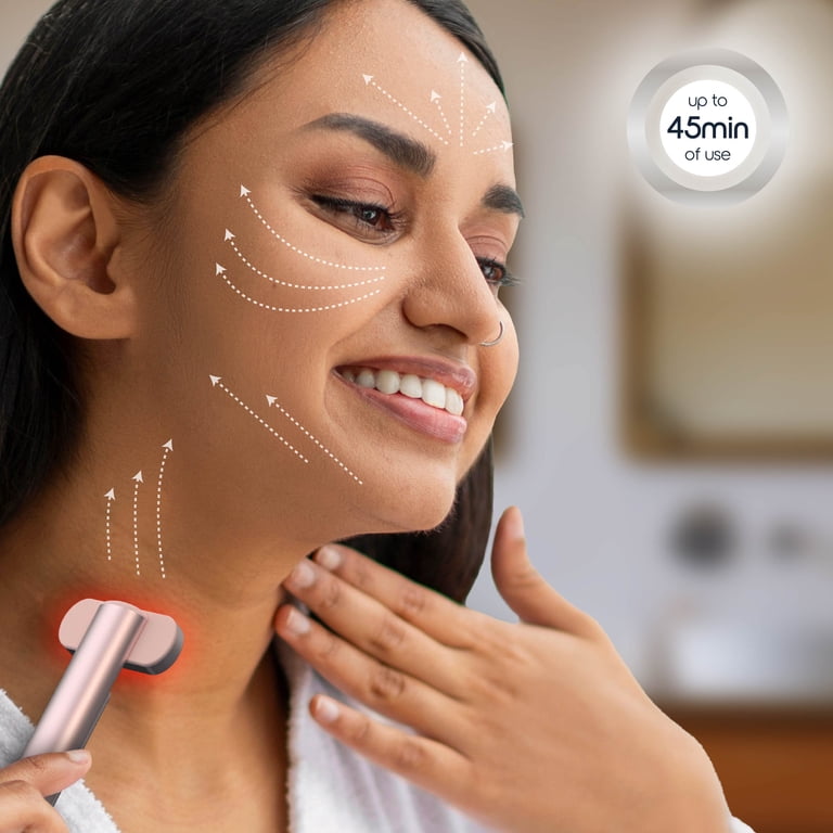 Icon by Tzumi 4-in-1 Light Therapy Wand, Blue and Red Light