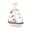 B, variant on KGJQ Mini Sailboat Model Nautical Resin Sailing Boat Decoration with Shell Starfish Rustic Vintage Beach Ocean Theme Ship Ornament for Home Office Bedroom