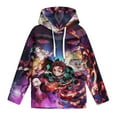 thumbnail image 5 of Demon Slayer Youth Hoodies Boys Girls 3D Printed Sweatshirt Fall Winter Clothes Long Sleeves Pullover Sweater L, 5 of 6